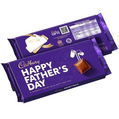 Dairy Milk Happy Father's Day Chocolate Bar 110g