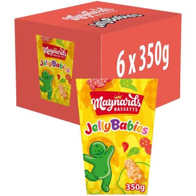 Maynards Bassetts Jelly Babies Carton Box of 6