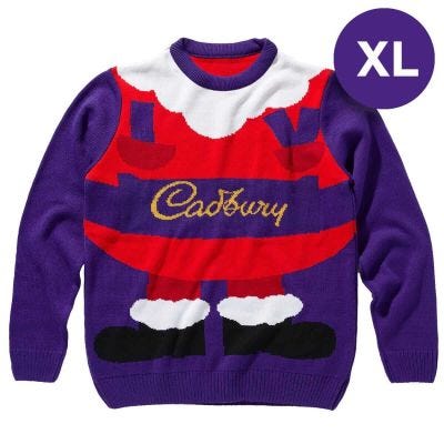 Cadbury Christmas Santa Jumper-XL