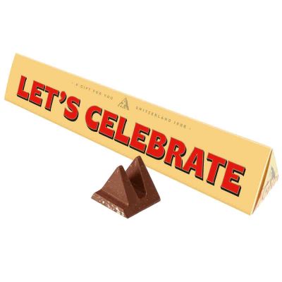 Toblerone Let’s Celebrate Chocolate Bar with Sleeve