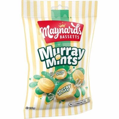 Maynards Bassett's Murray Mints 193g (Box of 12) 