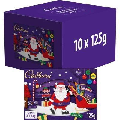 Cadbury Chocolate Selection Box 125g (Box of 10)