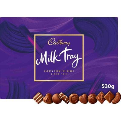 Cadbury Milk Tray Chocolate Box 530g