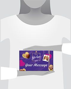 Milk Tray 78g with Love sleeve