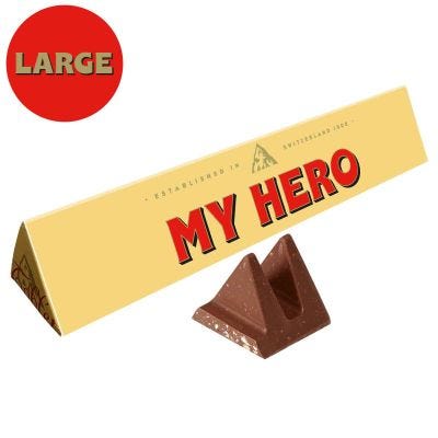 Toblerone My Hero Milk Chocolate Bar 360g