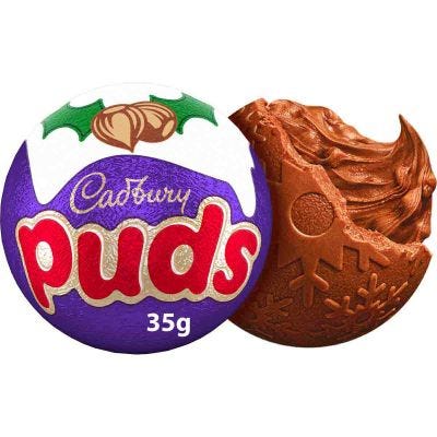 Cadbury Milk Chocolate Christmas Puds 35g
