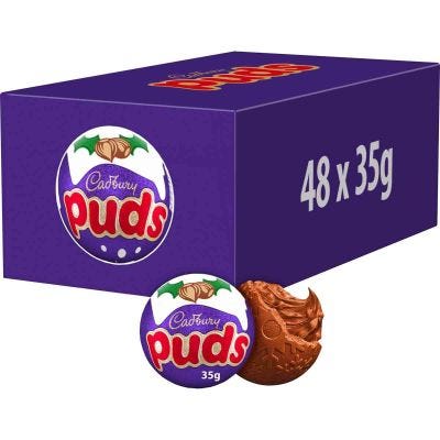 Cadbury Chocolate Puds 35g (Box of 48)