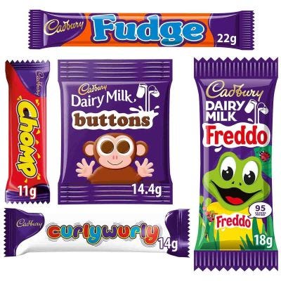Cadbury Chocolate Selection Pack 78g
