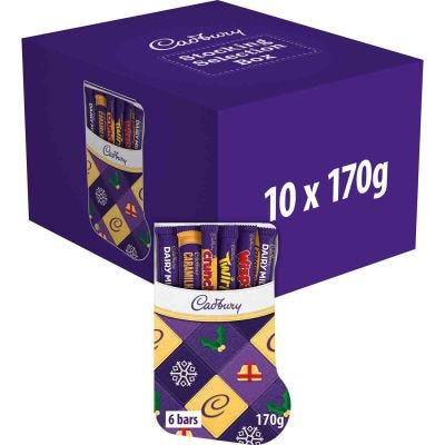Cadbury Stocking Chocolate Selection Boxes 170g (Box of 10)