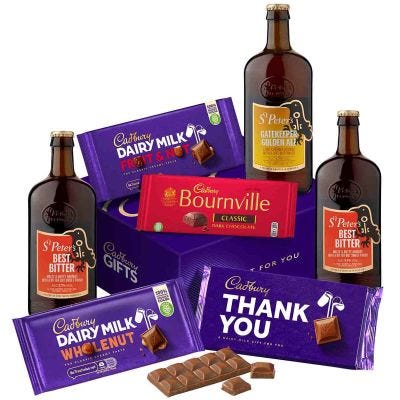 Cadbury Thank You Bars & Beers Hamper