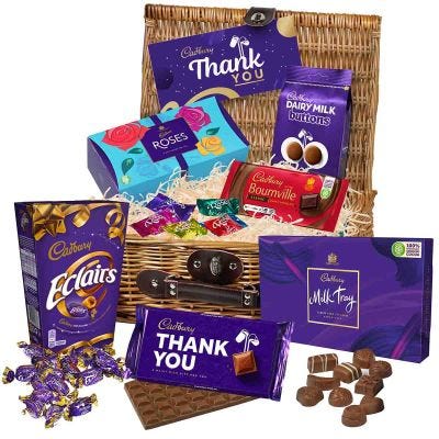 Thank You Chocolate Basket