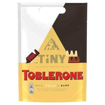 Toblerone Milk, White & Dark Chocolate Tiny's Pouch 280g