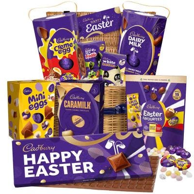 Cadbury Ultimate Easter Egg Chocolate Basket 