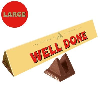 Toblerone Well Done Milk Chocolate Bar 360g