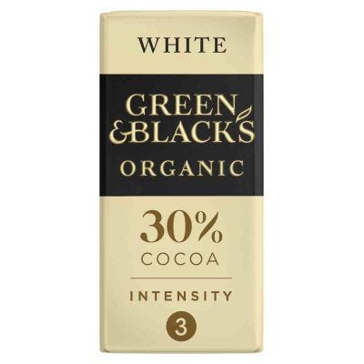 Green & Black's Organic White Chocolate 90g Bar