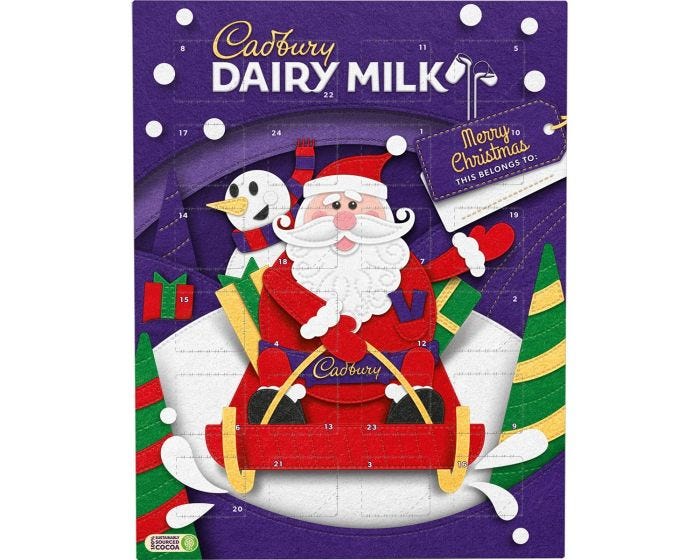 Chocolate Advent Calendars Cadbury Gifts Direct
