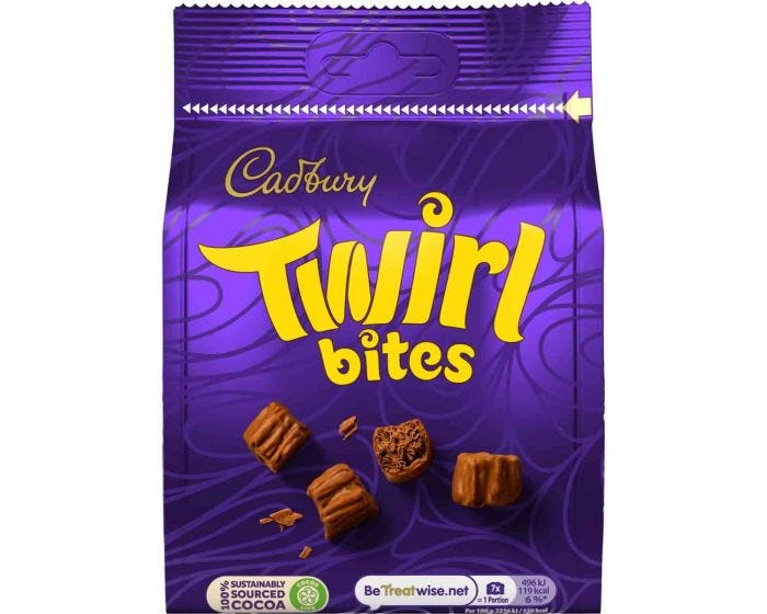 Cadbury twirl sales