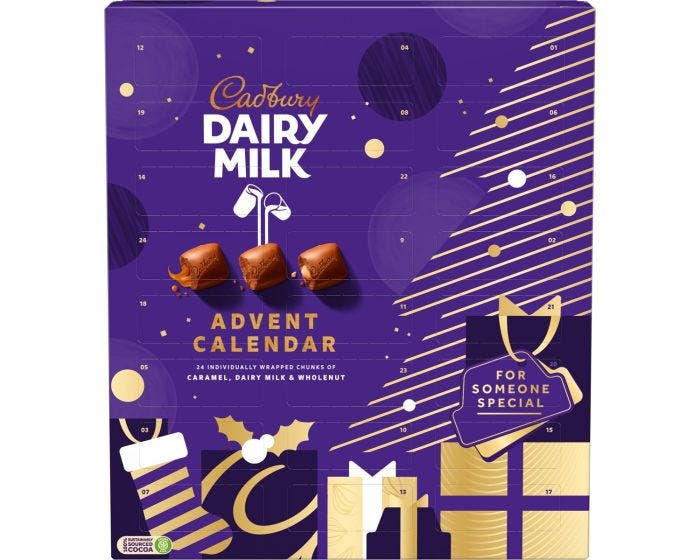 Cadbury Heroes Christmas Adventure Chocolate QUIZMAS COUNTDOWN 230G 