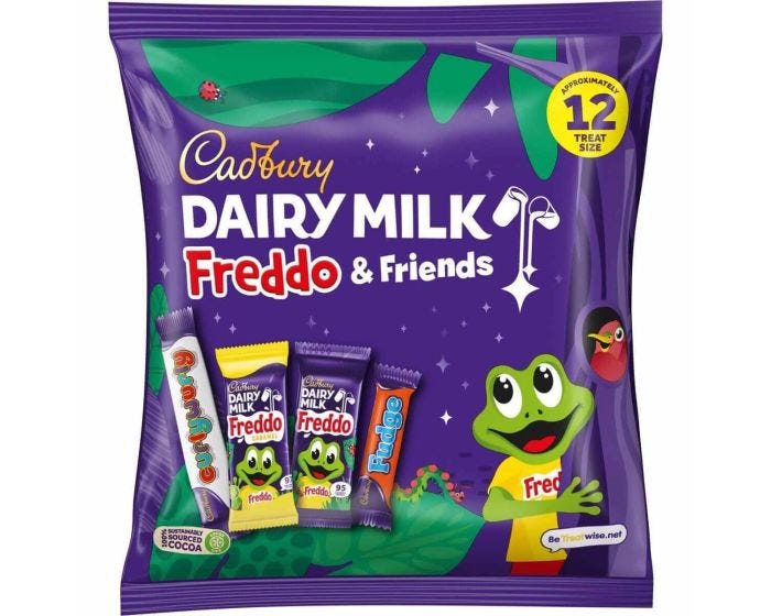 Cadbury Dairy Milk Freddo & Friends Treatsize Bag 191g