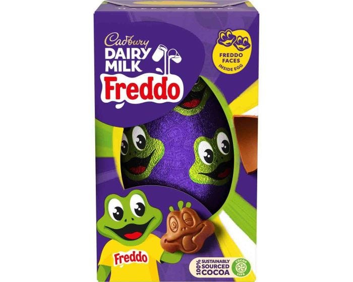 Freddo easter egg cheap with toy
