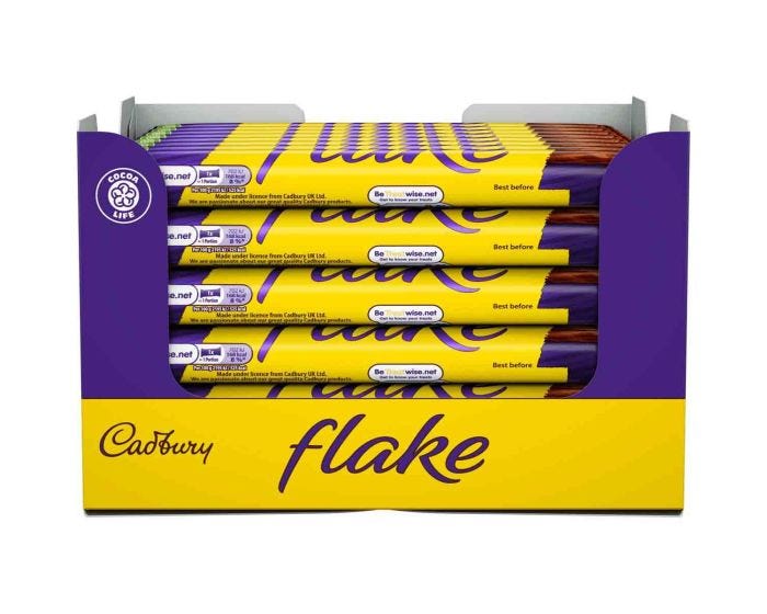 Cadbury Flake bar x 48 - britishaisles