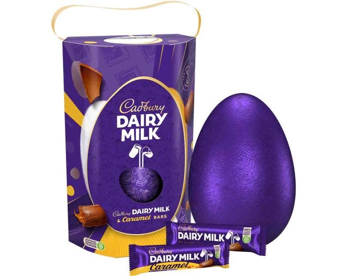 Dairy milk shop easter egg