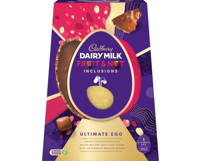 Fruit and shop nut easter egg