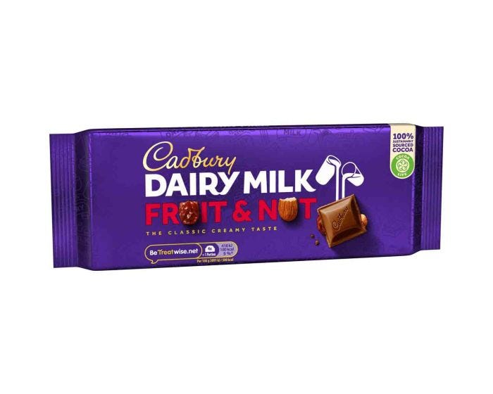 Cadburys personalised outlet chocolate