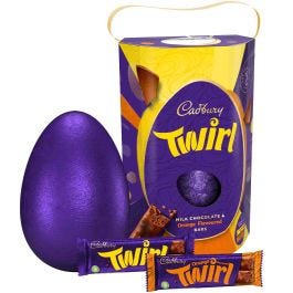 Cadbury Twirl Chocolate Luxury Egg (241g)