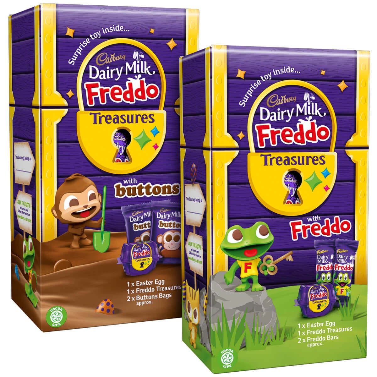Picture of Cadbury Dairy Milk Treasures Egg Twin Pack