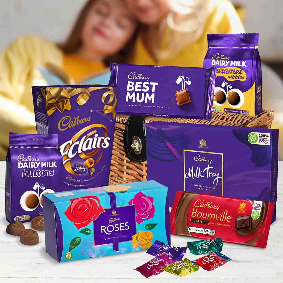 Click to view product details and reviews for Cadbury Mums Chocolate Basket For Mothers Day.