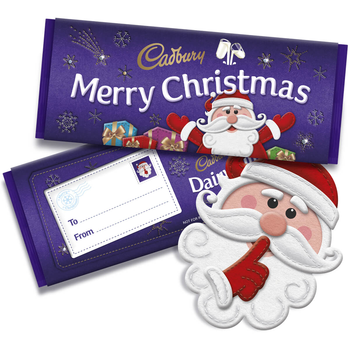 Picture of Secret Santa Dairy Milk Bar 360g