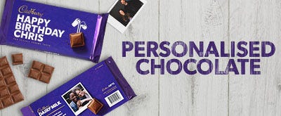 Personalised Cadbury Chocolate